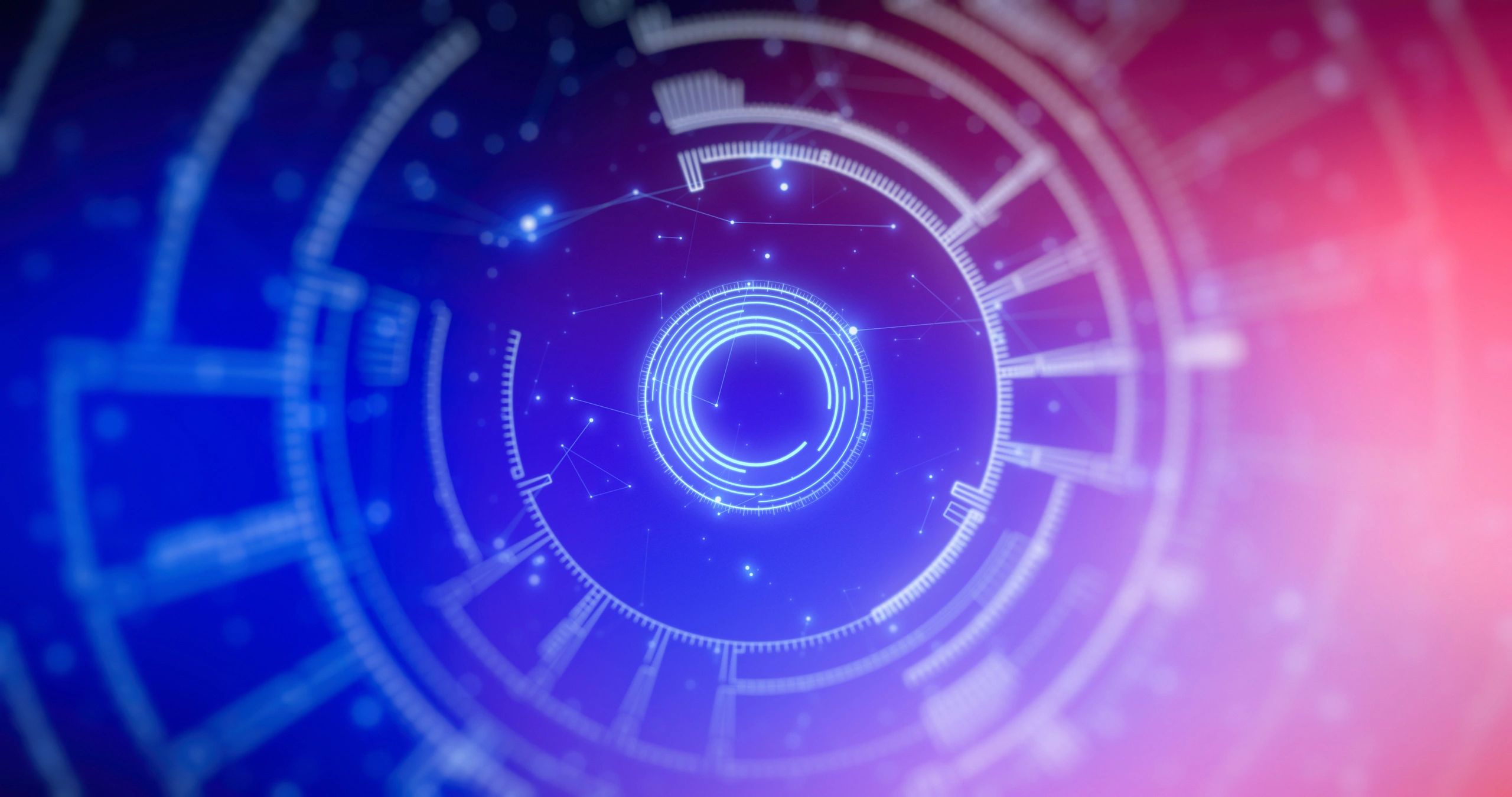 Digital interface representing technology consulting
